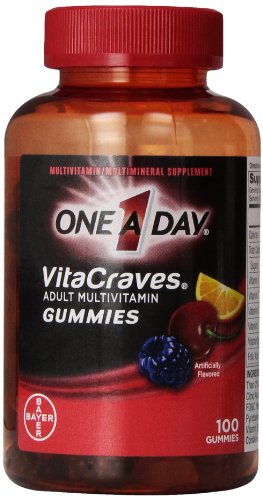 One-A-Day VitaCraves Gummy Multivitamin, 100-count Bottle