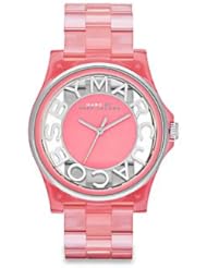 Marc by Marc Jacobs Henry Skeleton Coral Link Watch