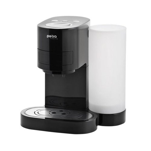 petra-electric KM 35.07 Kaffeepadautomat schwarz weiß / Interieur Innovation Award Winner 2011