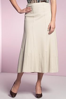 Autograph Velvet Stitch Long Skirt