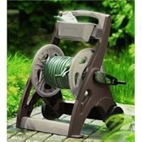 Suncast 225-Foot Capacity Hosemobile Garden Hose Reel Cart, Bronze/Taupe SFB200B