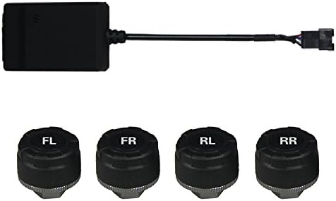 TPMS Tire Pressure Monitoring System with 4 External Sensors Wireless DVD Dispaly