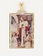 14 Kt Gold Layered Medal - First Communion Girl - Rectangle - Hand Made - Ready for Engraving - Individually Boxed