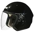 AFX Solid Adult FX-43 Harley Touring Motorcycle Helmet w/ Free B&F Heart Sticker - Black