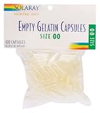 Solaray - Empty Gel Caps 00, 100 capsules