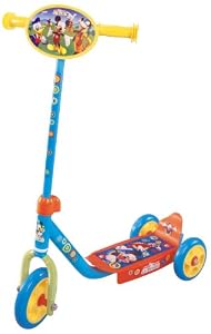 Disney J100046 Mickey Mouse - Patinete de 3 ruedas, color naranja y azul