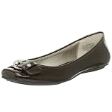 AK Anne Klein Womens Impress Flat,Bronze Patent,8 M