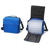 Darice 1027-37 Nylon Carry Bag with 5 Bead-Ready Organizers, Assorted Colors