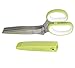 Herb Scissors for Cutting Herbs - 5 Blades with Cover - Finely Cut Basil Oregano Parsley or Any Small Vegetables