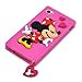 HELPYOU iphone 5 Cute Cartoon Disney Lovers Minnie Mouse Pattern Soft Silicone Case Protective Cover for Apple Iphone 5 5G 5S