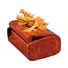 Hand-carved Burl Wood Crouching Dragon Treasure / Storage Box (Thailand)