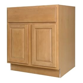All Wood Cabinetry B30-VHS 30-Inch Wide by 34 1/2-Inch High, Factory Assembled - Ready to Install All Wood Kitchen Cabinet, Vermont Honey Spice Maple