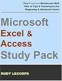 Microsoft Excel and Access Study Pack