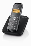 Siemens - Gigaset AS280 - Téléphone sans fil DECT / GAP - Noir