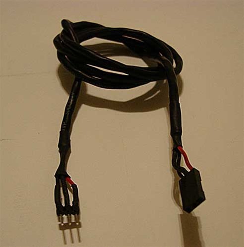 3-pin Female-Male Shielded Extension Wire