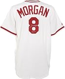 Joe Morgan Autographed Jersey | Details: Cincinnati Reds, Throwback, White, HOF 90 Inscription