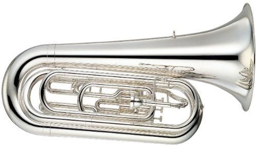 Yamaha YBB-105MSWC Marching Tuba in Silver