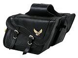 SB736 Black Magic Slant Saddlebag