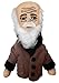 The Unemployed Philosophers Guild Charles Darwin Magnetic Personality - Plush Finger Puppet and Refrigerator Magnet, Approx 4