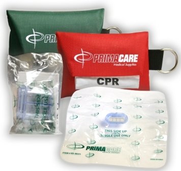 HealthPersonalCare: CPR MASK SHIELD BARRIER KEY CHAIN RING EMS EMT NEW