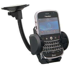 In Car Mobile Phone and PDA Holder (Universal Suction, Flexible Neck Mount)