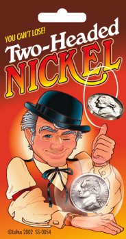 Childrens Toyshop  Toys : Two Headed Nickel