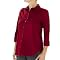 Liz Lange for Target Maternity 3/4-Sleeve Cotton Sateen Shirt - Garnet (L)