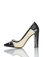 Galliano Salones (Negro / Beige)