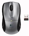 Logitech V450 Nano Laser Notebook Maus schnurlos silber