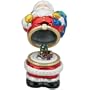 Mr. Christmas 4 1/2-Inch Mini Porcelain Music Box, Metallic Finish -- Santa