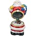 Mr. Christmas 4 1/2-Inch Mini Porcelain Music Box, Metallic Finish -- Santa