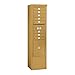 Salsbury Industries 3915S-08GFU Free Standing Horizontal 4C Mailbox Gold