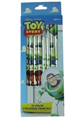 Toy Story and Beyond Colored Pencils - 10 pcs Buzz Lightyear Color Pencil Set