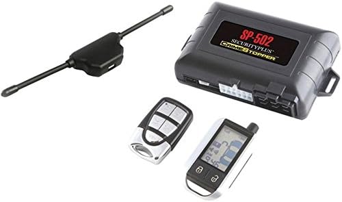 CRIMESTOPPER SP-502 2-Way LCD Paging Combo Alarm, Keyless-Entry & Remote-Start System with Rechargeable Remote - LIMITED LIFETIME