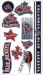 Columbus Blue Jackets Temporary Tattoos - SET OF 6 - Sports Merchandise