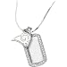 LogoArt St. Louis Rams Sterling Silver Dog Tag