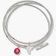 Atlanta Falcons Gold Plated Triple Bangle Bracelet