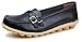 Kunsto Women's Leather Loafer Shoes Slip On