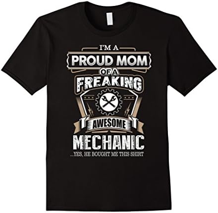 Men's Awesome Mechanic - Mechanic Shirt Large Black