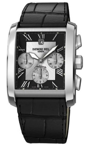 Men's Don Giovanni Chronograph Black Leather