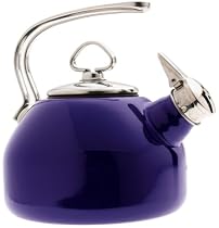 Chantal Enamel-On-Steel 1-4/5-Quart Classic Teakettle, Cobalt Blue