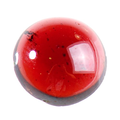 10mm Genuine Garnet Round Cabochon - Pack Of 2