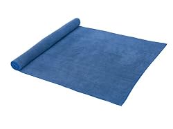 Gaiam Thirsty Yoga Towel, Dark Blue