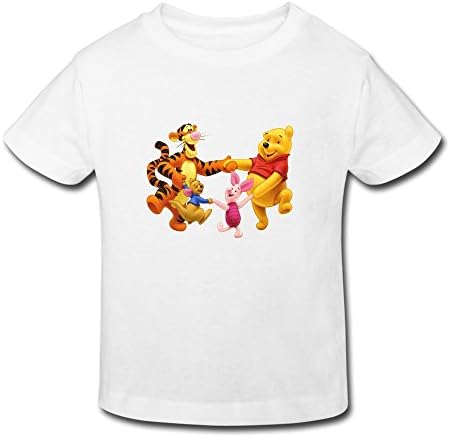 CAILHBABY Kid's Toddler Winnie The Pooh Cartoon Movie Age 2-6 T-shirt White 5-6 Toddler