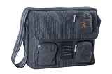 Lassig Vintage Messenger Bag Diaper Bag, Pinstripe