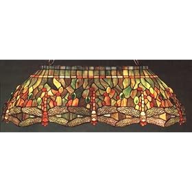 LAMPS BEAUTIFUL Tiffany Style Dragonfly Billiards Pool Table Island Light by Meyda... by LAMPS BEAUTIFUL