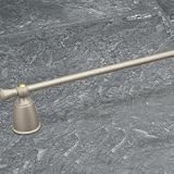 Click here to buy Moen Castleby Towel Bars Satine/Polished Brass Bathroom Accessories by Moen.