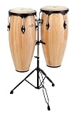 Cosmic Percussion 9 & 10 Wood Conga Set with Stand