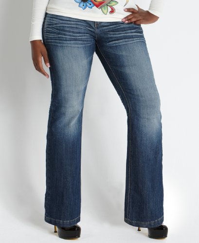Baby Phat Plus Size Jeans - Boot Cut Beverly Wash