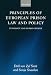 Principles of European Prison Law and Policy: Penology and Human Rights